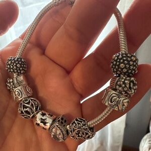 Pandora Bracelet And Charms